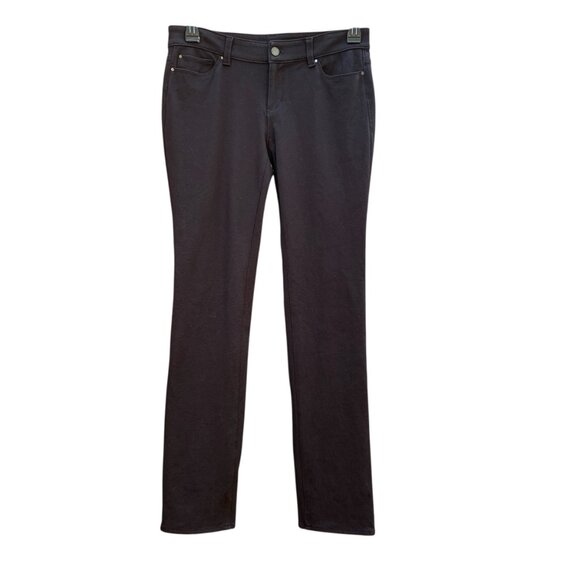 Ann Taylor Jet Black "Pajama Fabric (Stretchy) Jeans" Womens Size 6 - Picture 1 of 9